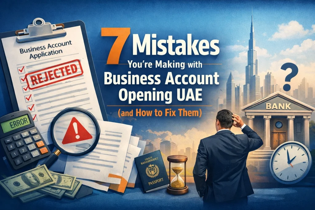 7 Mistakes You’re Making with Business Account Opening UAE (and How to Fix Them)