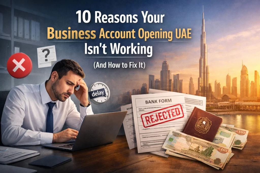 10 Reasons Your Business Account Opening UAE Isn’t Working (And How to Fix It)