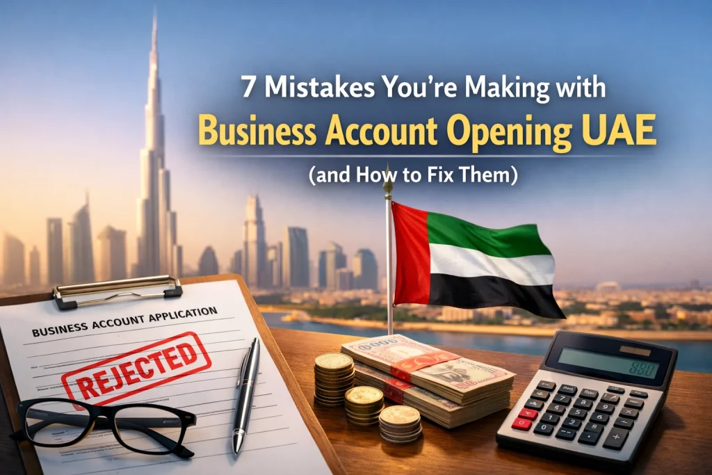 7 Mistakes You’re Making with Business Account Opening UAE (and How to Fix Them)