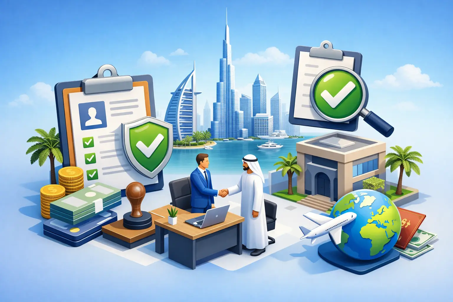 Business Account Approval Example in the UAE