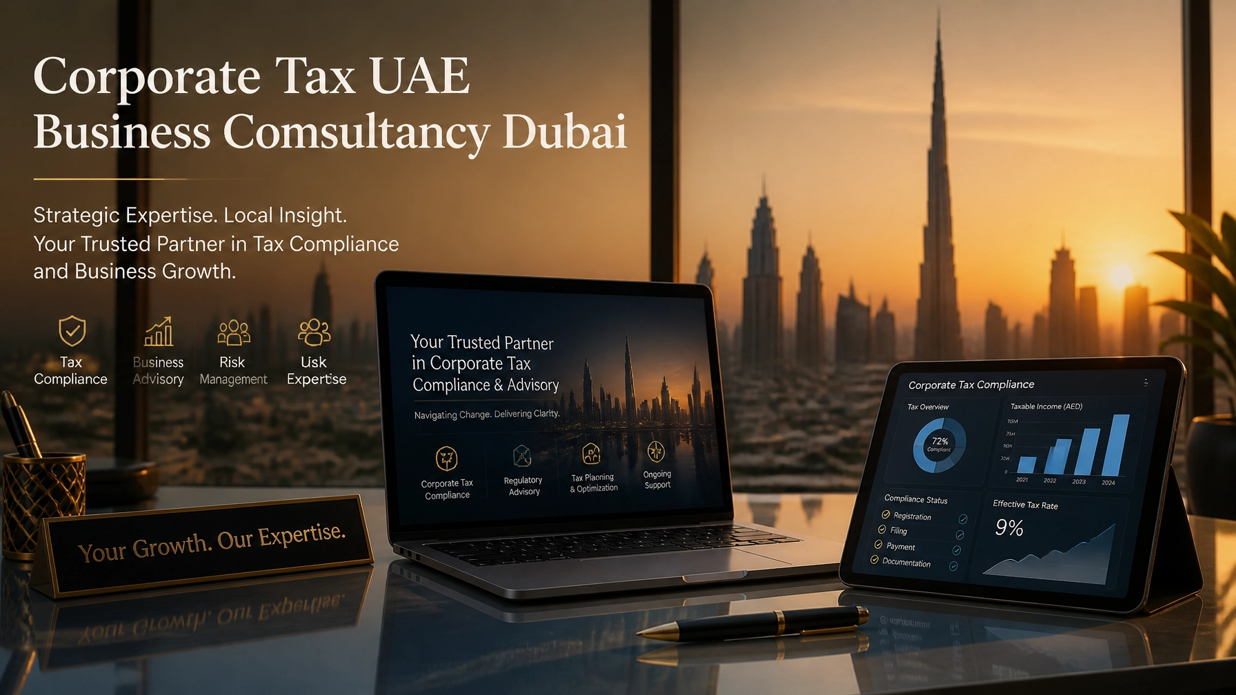 Corporate tax UAE and VAT UAE compliance planning after Dubai trade license renewal